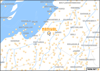 map of Manīwāl