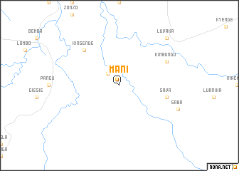 map of Mani