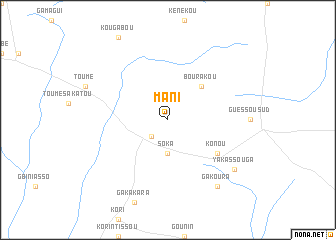 map of Mani