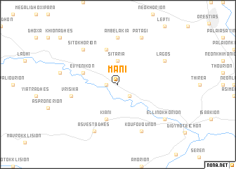 map of Máni