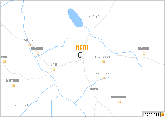 map of Mani