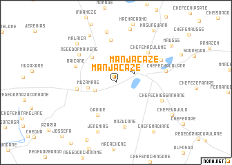 map of Manjacaze