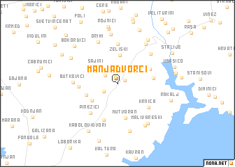 map of Manjadvorci