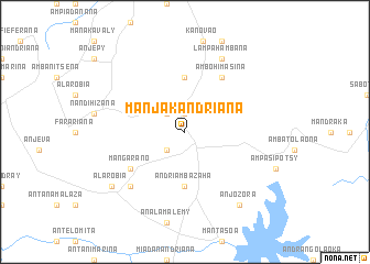 map of Manjakandriana