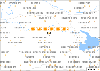 map of Manjakarivohasina