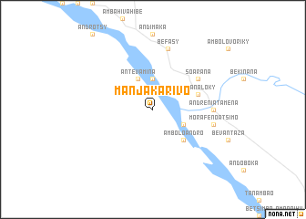 map of Manjakarivo