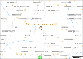 map of Manjakavaradrano