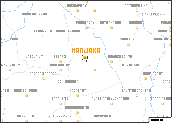 map of Manjaka