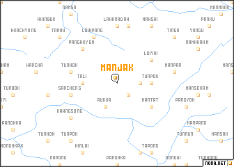 map of Mān Jak