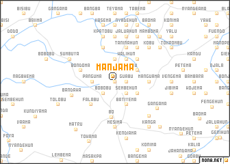 map of Manjama