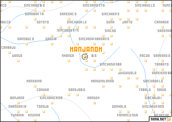 map of Manjanom