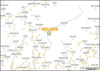 map of Manjāra