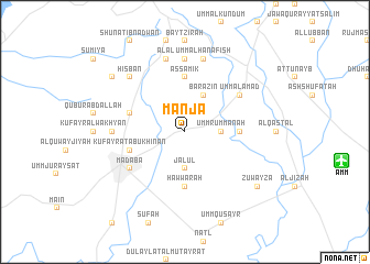 map of Manjā