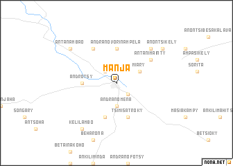 map of Manja