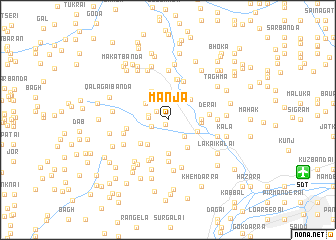 map of Mānja