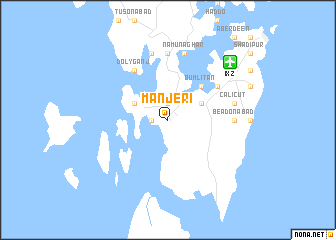 map of Manjeri