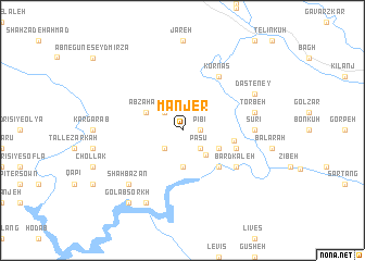 map of Manjer