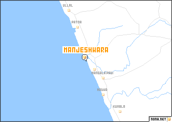 map of Manjeshwara