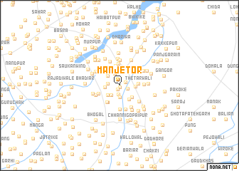 map of Manjetor