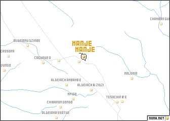map of Manje