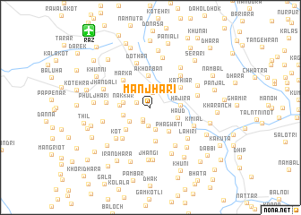 map of Manjhāri