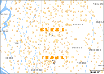 map of Mānjhewāla