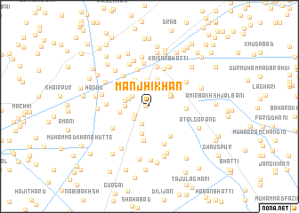 map of Mānjhi Khān