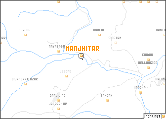 map of Mānjhītār