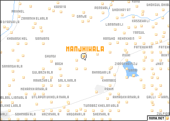 map of Mānjhiwāla