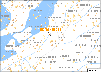 map of Mānjhīwali