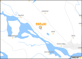 map of Mānjhi