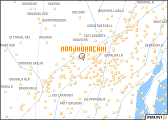 map of Manjhu Māchhi