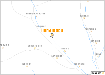 map of Manjiagou