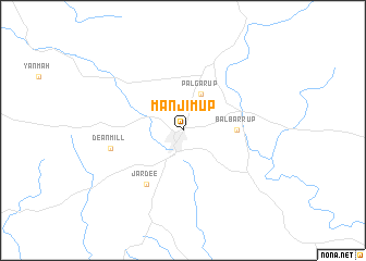 map of Manjimup