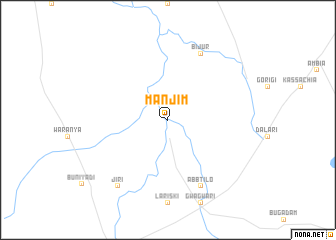 map of Manjim