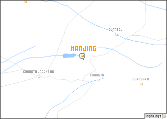 map of Manjing