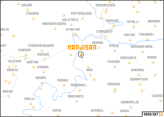 map of Manjisan