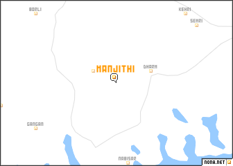 map of Mānjithi