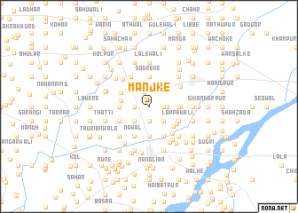 map of Manjke