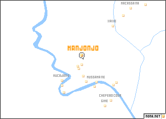 map of Manjonjo