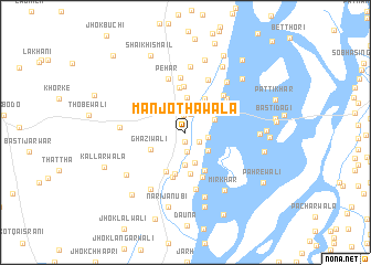 map of Manjothāwāla