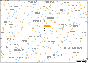 map of Manjpur