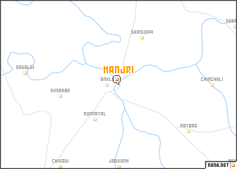 map of Mānjri