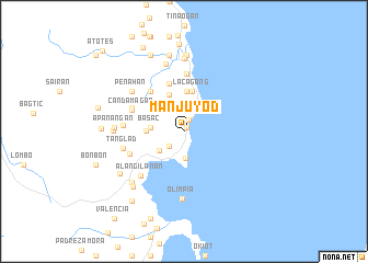 map of Manjuyod