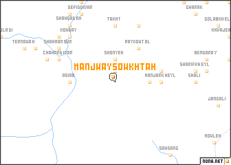 map of Manjway Sowkhtah