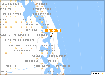 map of Mankadu