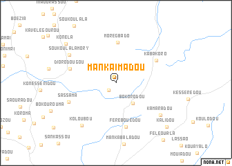 map of Mankaïmadou