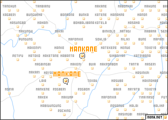 map of Mankane