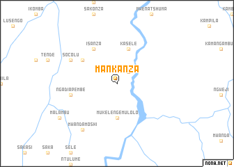 map of Mankanza