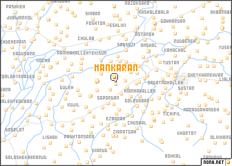 map of Mankarān